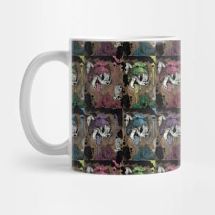 Cartoon Cat Warhol Mug